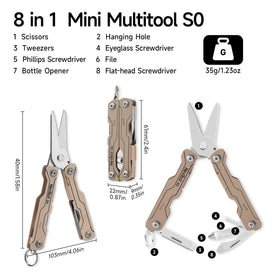 NexTool Micro Sailor S0 serrated blade close-up for tough cuts.