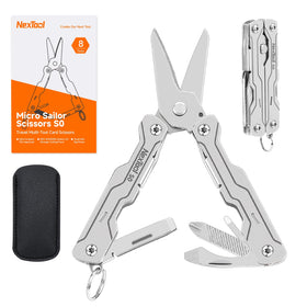 NexTool Micro Sailor Scissors S0 8-in-1 function for travel and EDC.