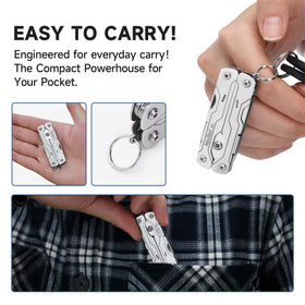 NexTool Micro Sailor Scissors S0 keychain attachment keeps it handy.