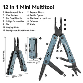 NexTool S11 Pro pocket knife with 8Cr14Mov for clean cuts outdoors.