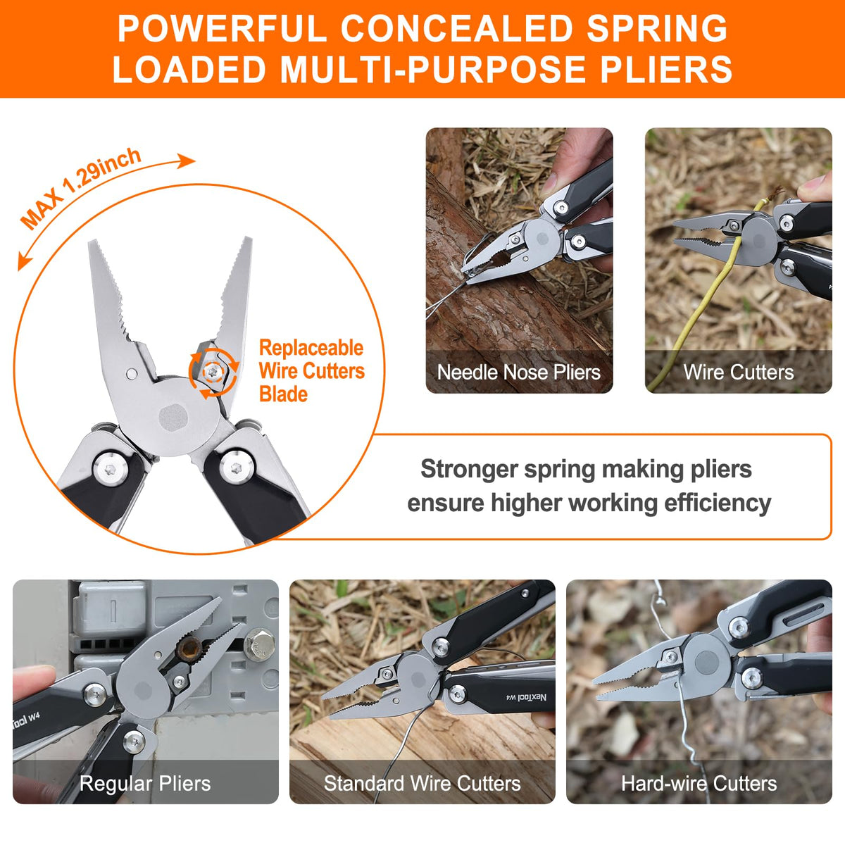 NexTool W4 hidden dual-head screwdriver for quick adjustments.