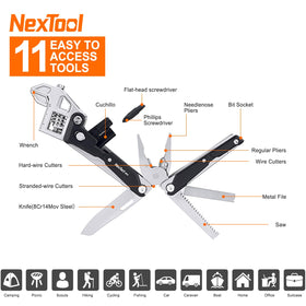 NexTool W4 ratchet mechanism enabling fast wrench tweaks.