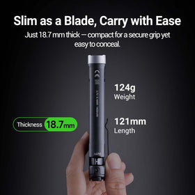 NEXTORCH TA70 detachable ring and clip for quick access