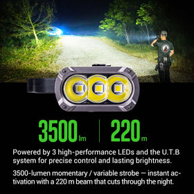 NEXTORCH TA70 dual-switch tactical mode for rapid response