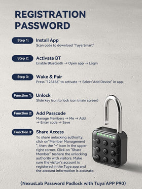 NexusLab lock used on travel gear and office lockers for privacy.