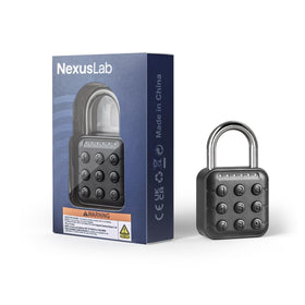NexusLab Digital Padlock keypad-front view for easy six-digit entry.