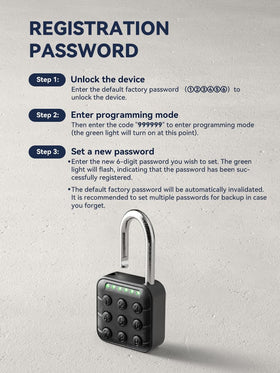 NexusLab Digital Padlock on outdoor gate illustrating weather resistance.