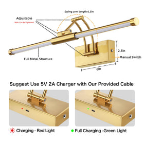 Neymlya includes a 4.9 ft fast-charging cable for quick top-ups.