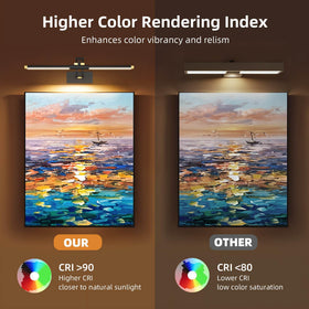 Neymlya premium aluminium frame with black-gold finish enhances gallery aesthetics.