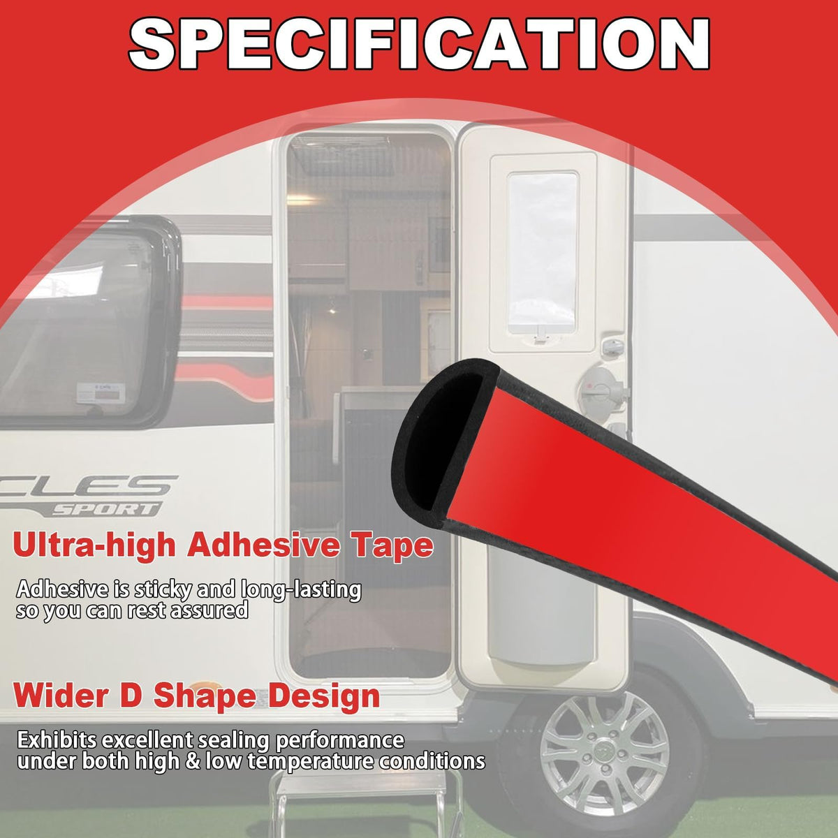 Neyway weather strip installation on a door frame reduces drafts