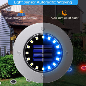 NFESOLAR wire-free installation makes quick setup for steps and lawns.