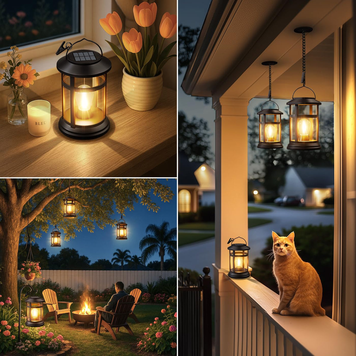 NFEVER solar lantern ideal as a thoughtful gift for garden lovers and hosts
