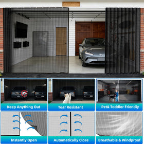 NGNFZQ airflow and privacy seal for garage screen use