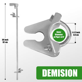 NIANRONGHUA 1-3/8-inch gate hinges support easy installation and reliable gate alignment.