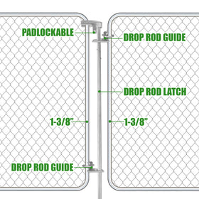 NIANRONGHUA ground insertion guides aid precise drop rod placement.