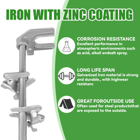 NIANRONGHUA 36-inch drop rod kit with mounting screws for fast setup.