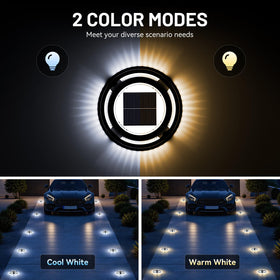 nibuuecer dual-color mode lights provide versatile ambience for outdoor spaces
