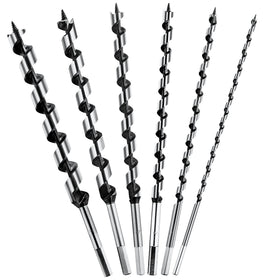 NICAVKIT 7/8-inch auger bit creates wide holes for PVC or hardware installations.