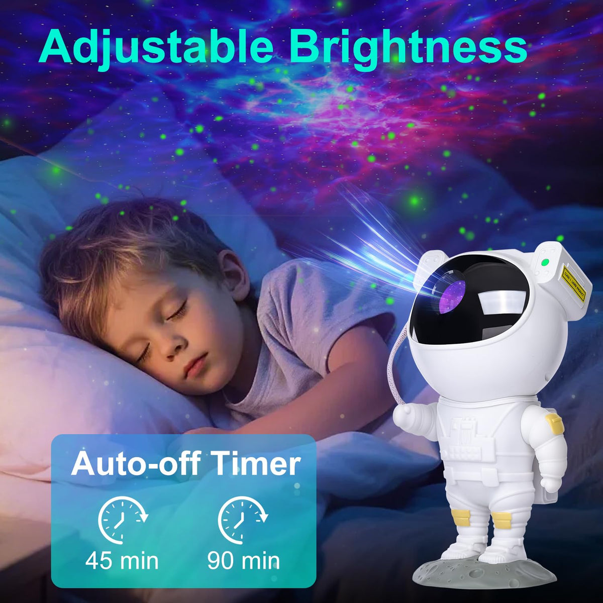 NICAYET adjustable projection angle for versatile ceiling or wall views