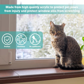 NICERINC PET scratch shield mounts easily with included pads.