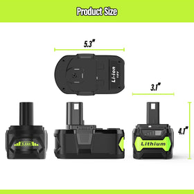 Nicetoro Ryobi 18V battery in use with tools shows practical performance.
