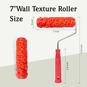 Nichiyo texture roller used on furniture to refresh surfaces with tactile detail
