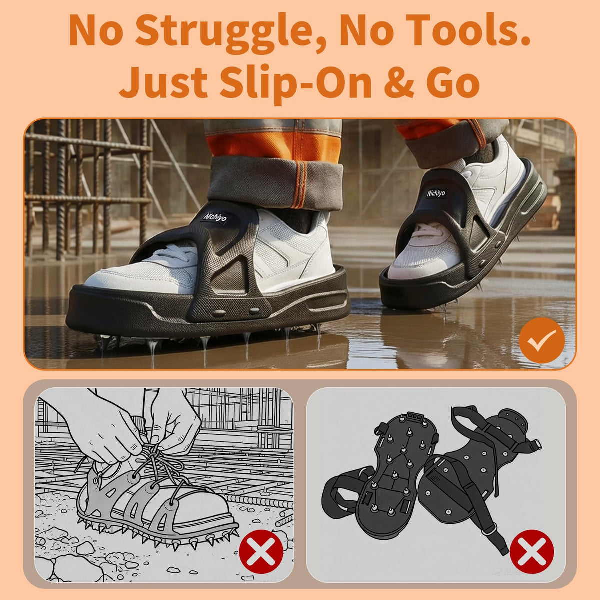 Nichiyo DX-5B design offers easy on/off and comfort.