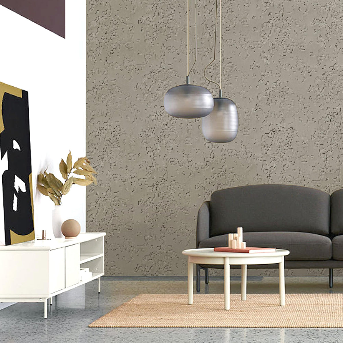 Texture roller used on walls, floors, and decks for decoration