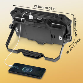 NICKLUC LED work light, all-in-one camping and outdoor power solution