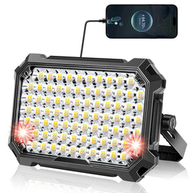 NICKLUC LED work light front view, ideal for campsite setup and outdoor tasks