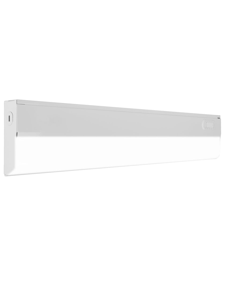 Nicor UCB 18in direct-wire LED light with slim, clean under-cabinet mount