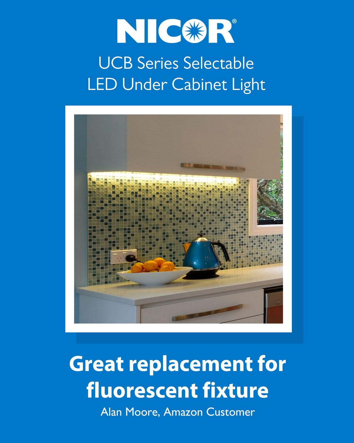 Nicor UCB 18in multi-knockouts enabling daisy-chaining wiring