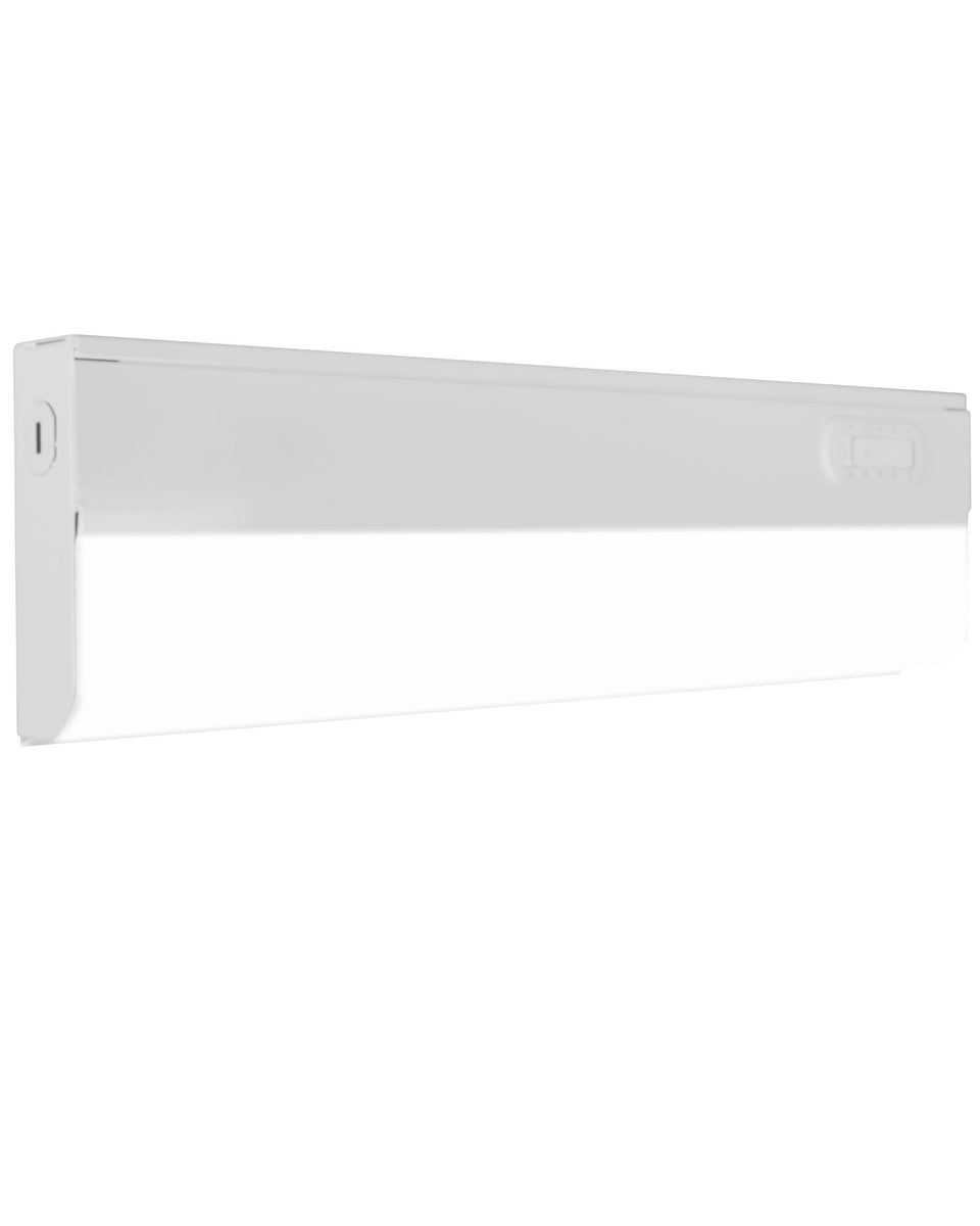 Nicor UCB 9in LED under-cabinet light with diffuser for even kitchen task lighting