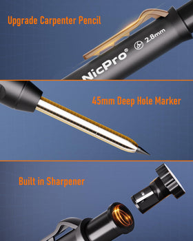 Nicpro big capacity pen bag keeps tools organized