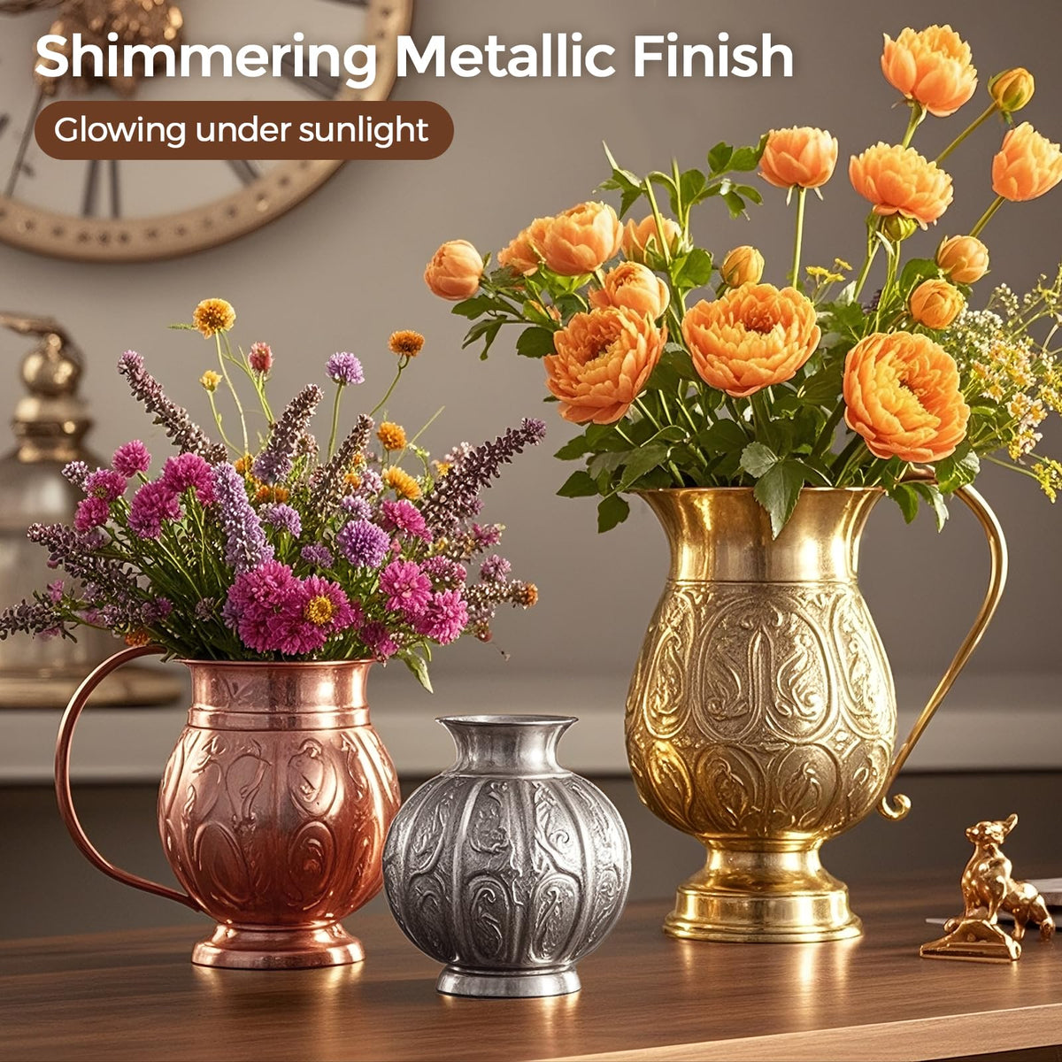Nicpro copper metallic paint bottle delivers warm antique-style accents