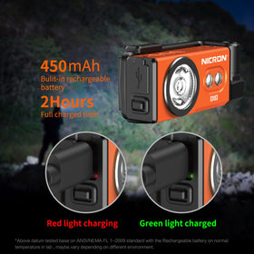 NICRON D10 RGB and UV lights offer versatile modes for night activities.