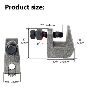 NIDAYE beam flange attachment clamp secures across beams