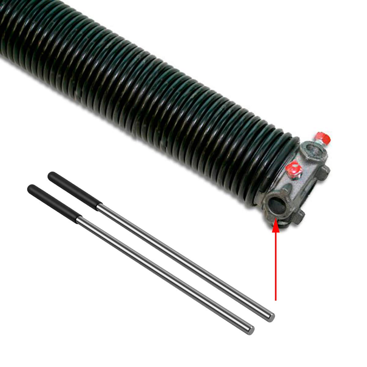 NIDAYE winding rod in use for residential garage door saves time and reduces effort