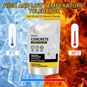 NIEFARG concrete crack filler driveway use suitable for driveways and patios.