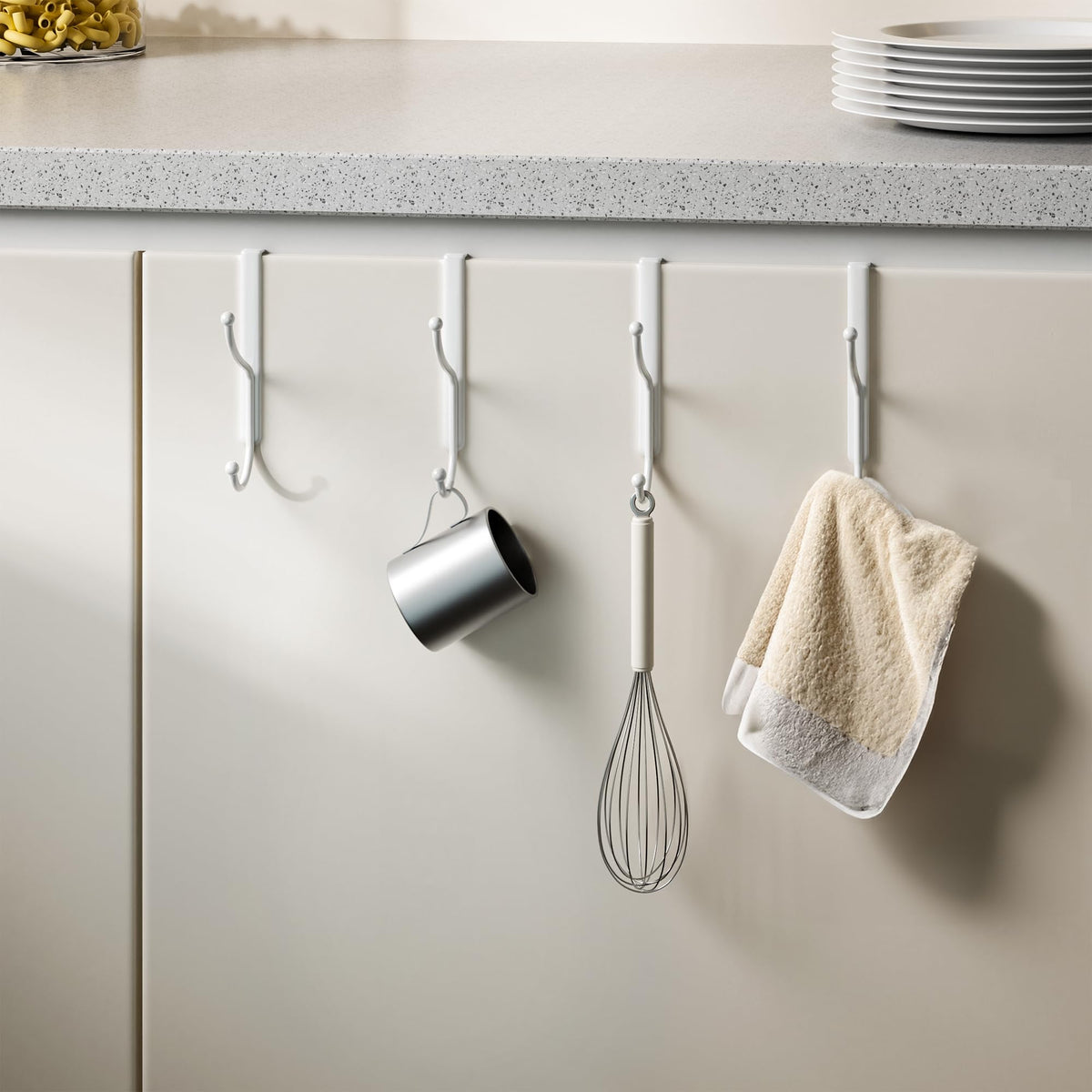 Niffgaff four-pack organizes coats, hats, towels, and bags in entryways.