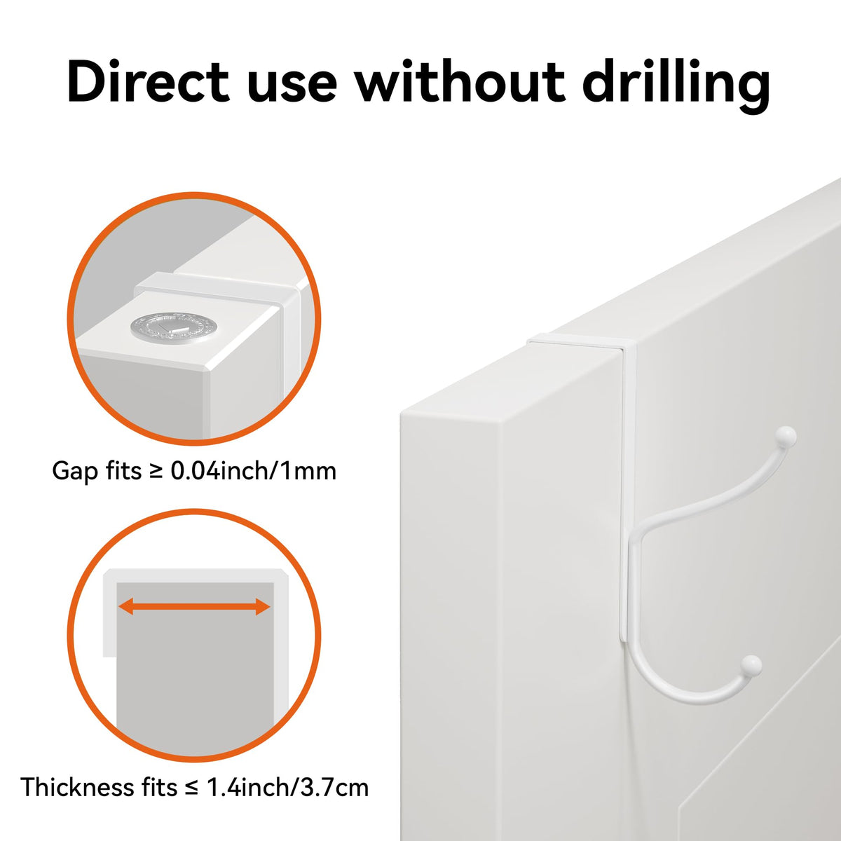Niffgaff rust-resistant coating keeps hooks looking new in humid spaces.