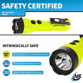Nightstick XPP-5422GMX beam distance up to 187 meters