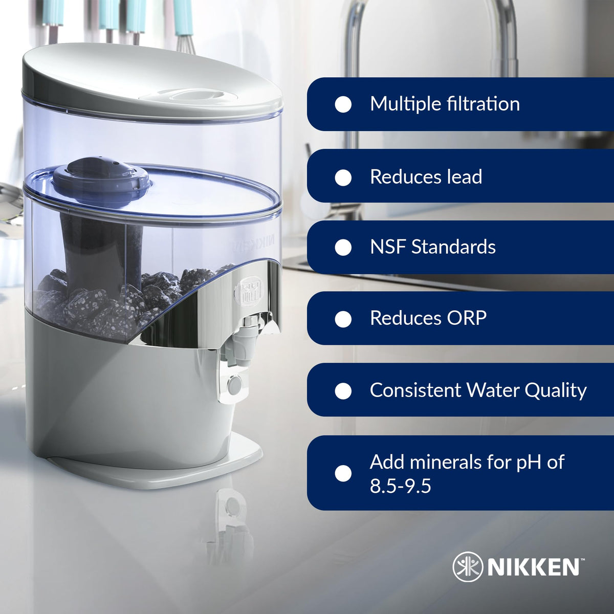 Nikken PiMag Waterfall replacement fits easily for uninterrupted filtration.