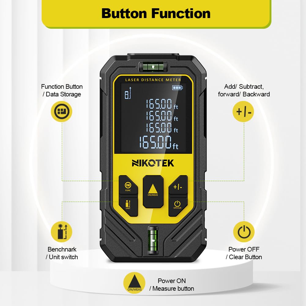 NIKOTEK NK50 LCD backlit display with clear digits