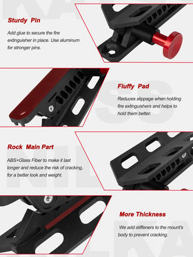 Durable glass-fiber nylon Nilkatss mount demonstrates rugged construction for harsh conditions