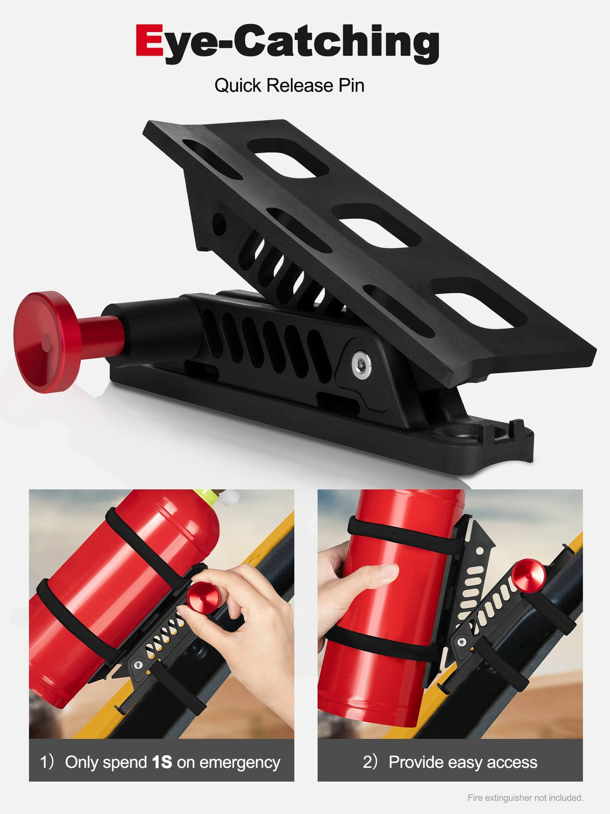 Nilkatss durable mount crafted from glass fiber nylon for rugged off-road use.