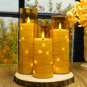 Nimiko battery-operated candles offer flexible placement without cords.
