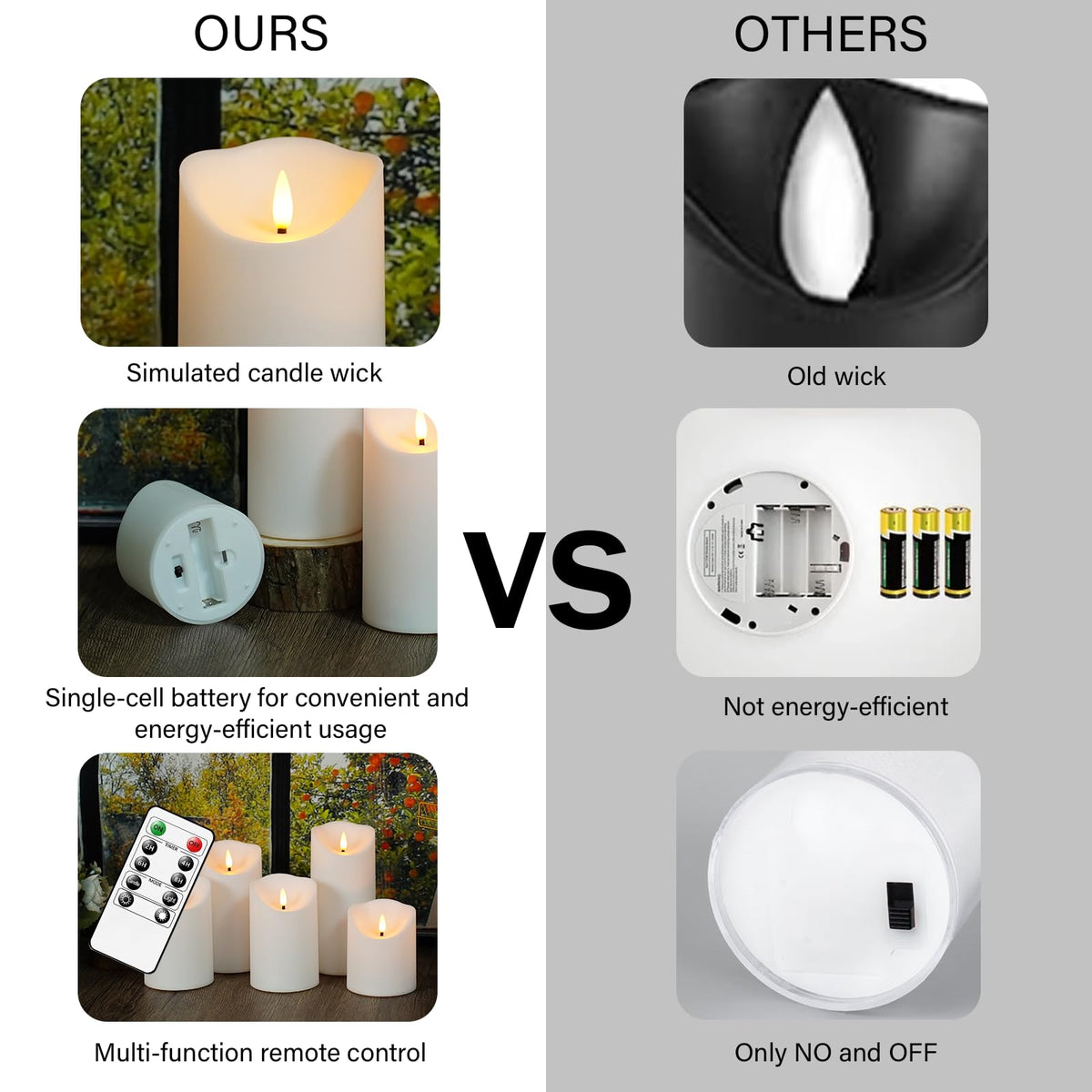 Nimiko indoor and sheltered outdoor decor lighting option