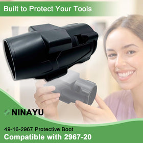 Ninayu 49-16-2967 boot reduces noise and vibration for comfortable operation.