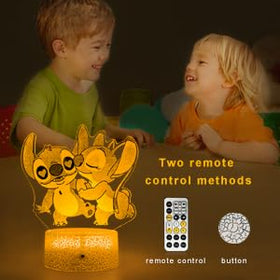 NINE SQUARE EGOU remote timer night light with adjustable brightness.